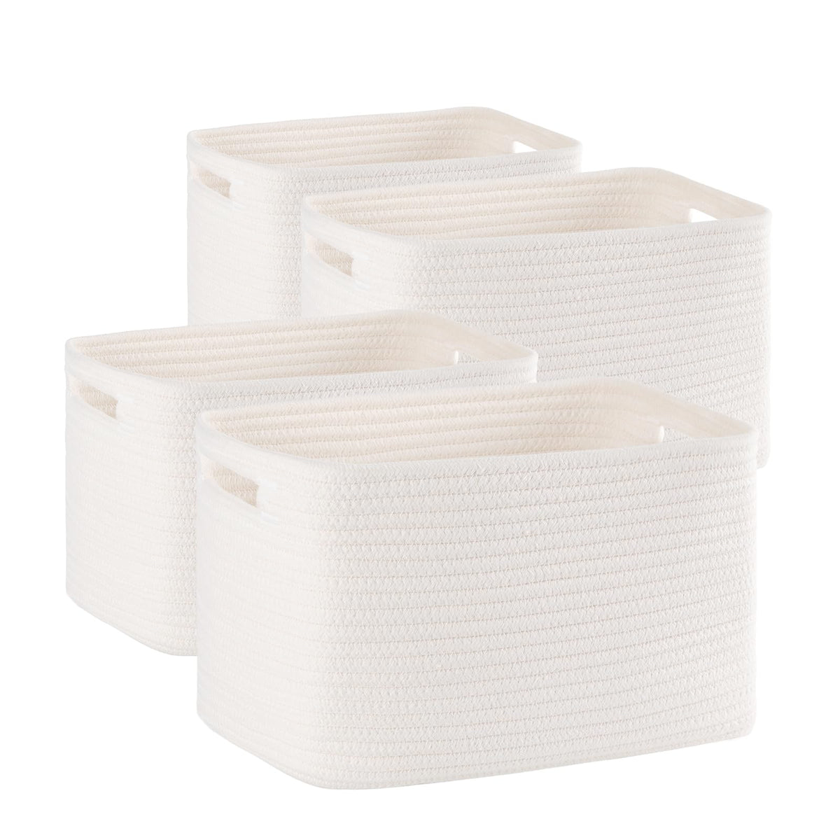 SIXDOVE four-pack storage baskets for toys keep playrooms tidy and accessible.