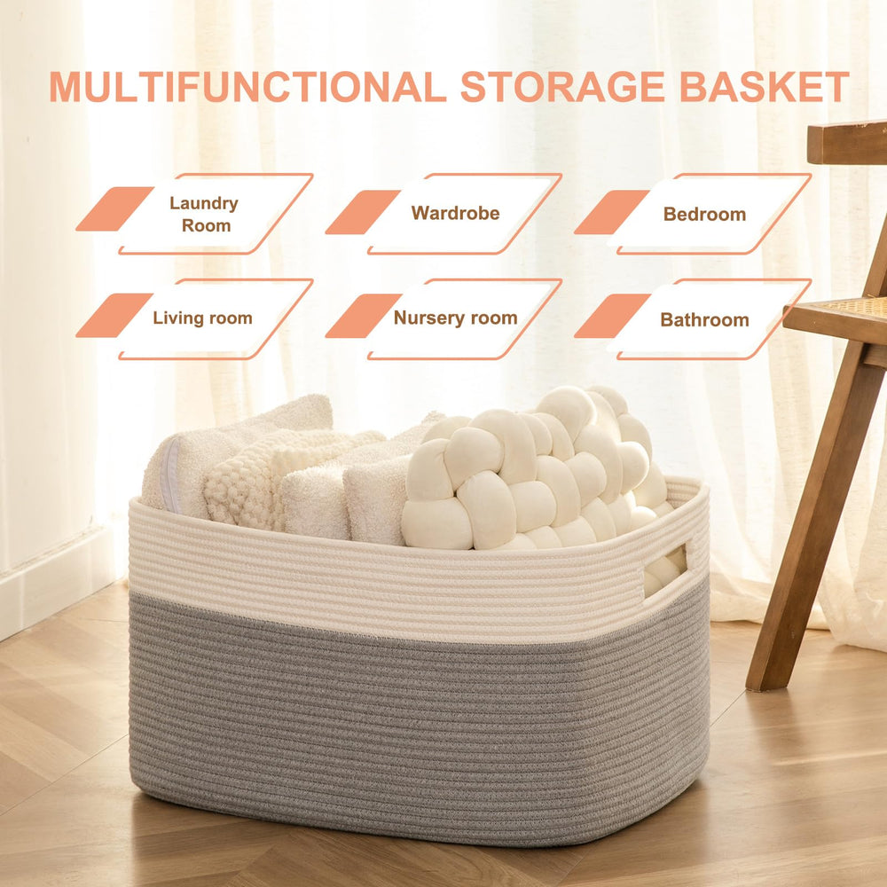 SIXDOVE large toy-storage bin keeps living room toys organized