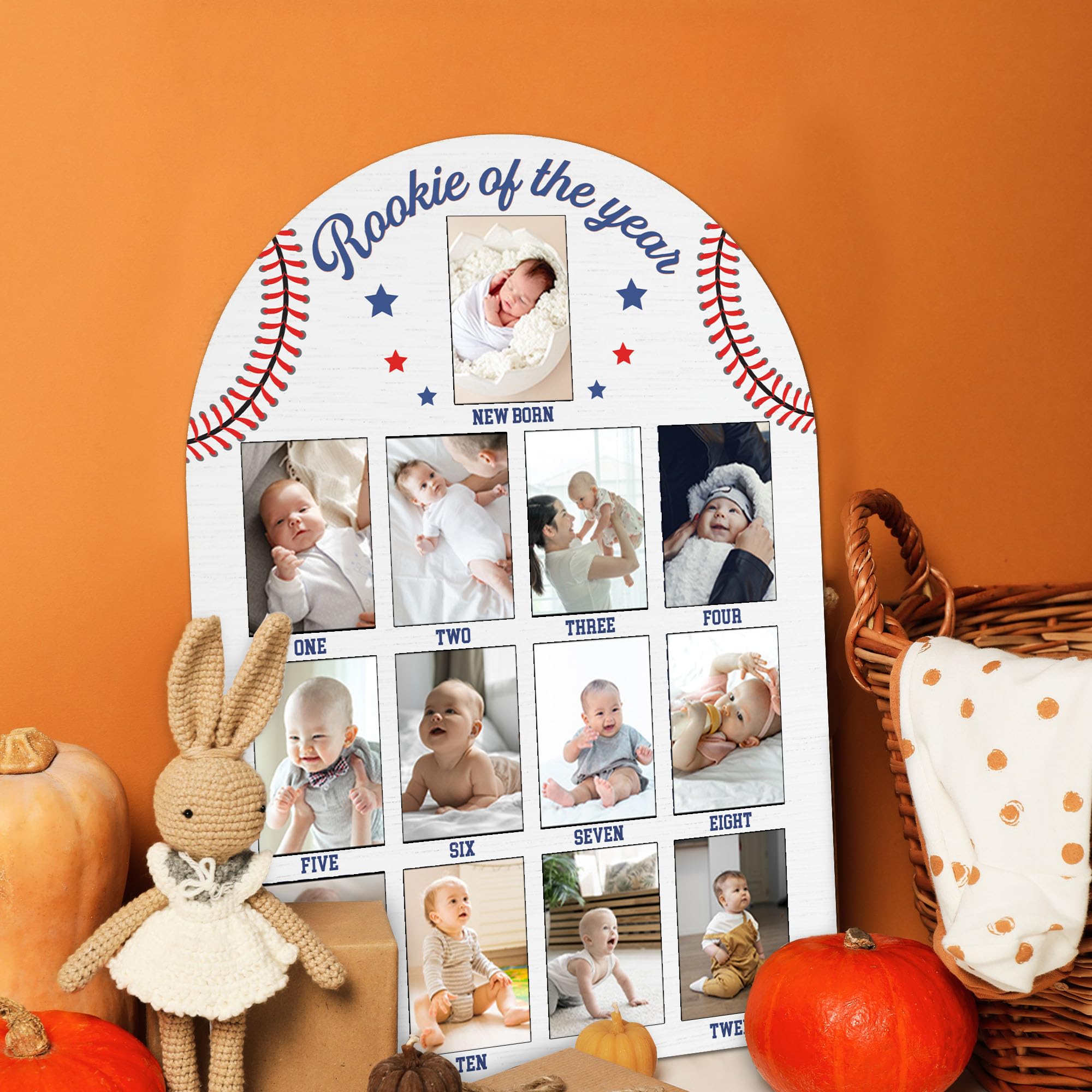 SIXEIGHT Baby milestone gift frame suits new parents as keepsake.
