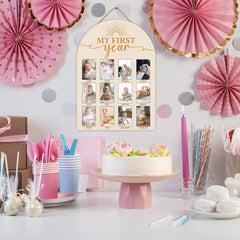 SIXEIGHT milestone board tabletop display keeps memories easy to share at gatherings