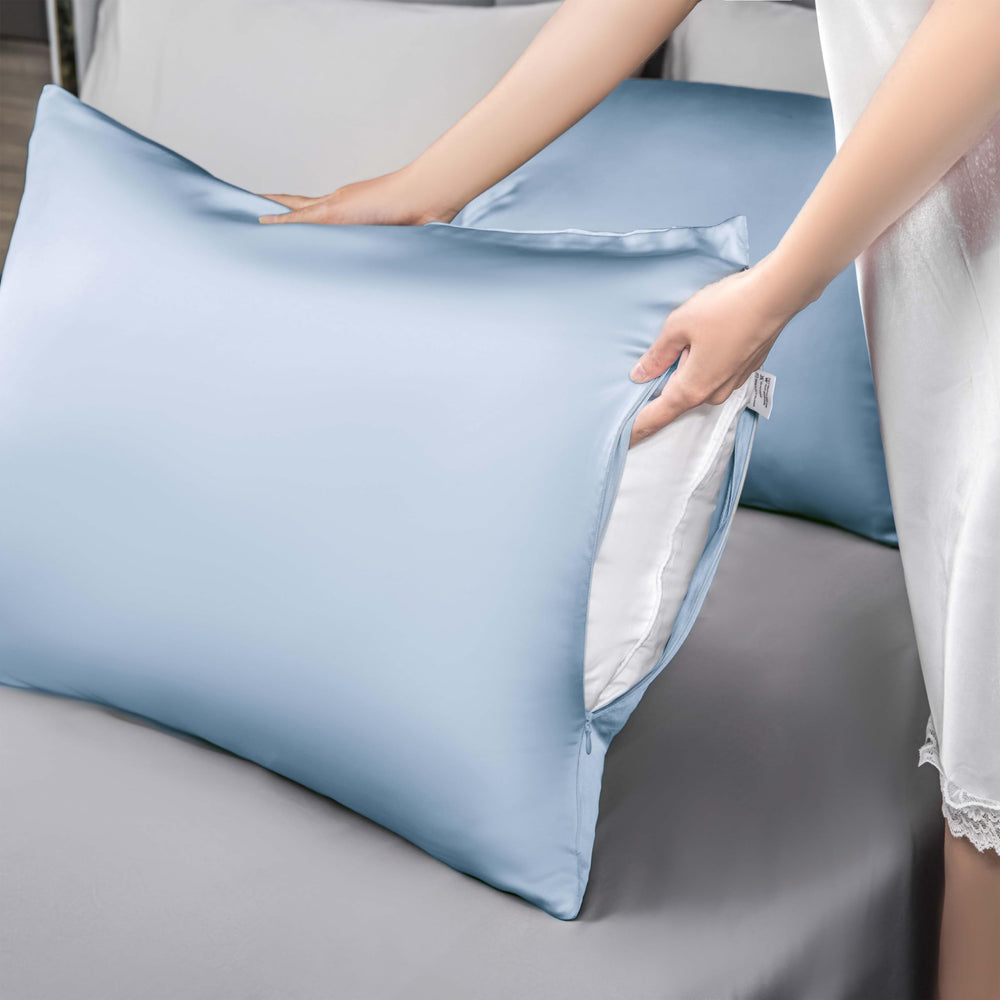SIYUAN Mulberry silk pillowcase care guidance for longevity.