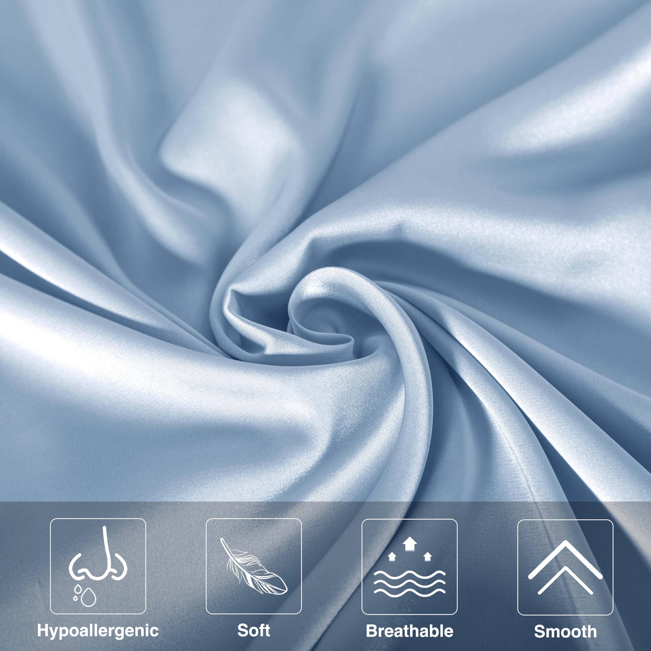SIYUAN Mulberry silk pillowcase hidden zipper detail for secure fit.