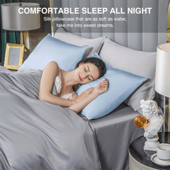SIYUAN Mulberry silk pillowcase skin-friendly texture retaining moisture.