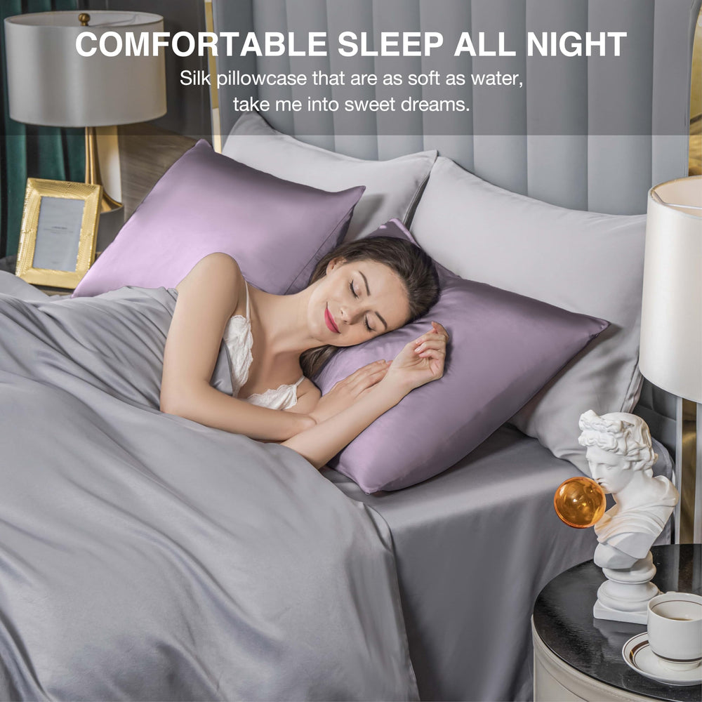 SIYUAN silk pillowcase temperature regulation keeps you comfortable.