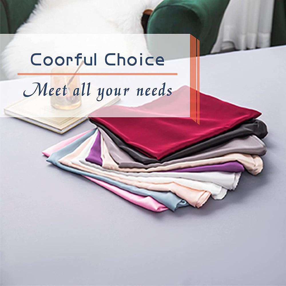 SIYUAN multi-color silk pillowcase options for any bedroom