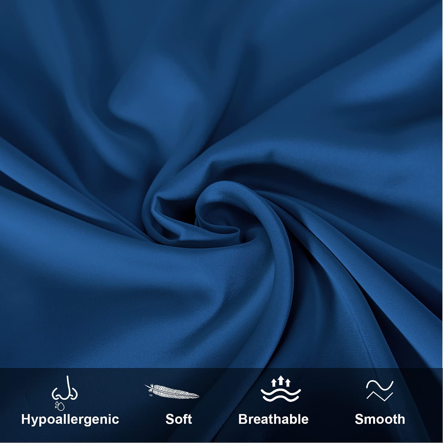SIYUAN Silk Pillowcase hidden zipper toddler closeup highlighting secure fit overnight