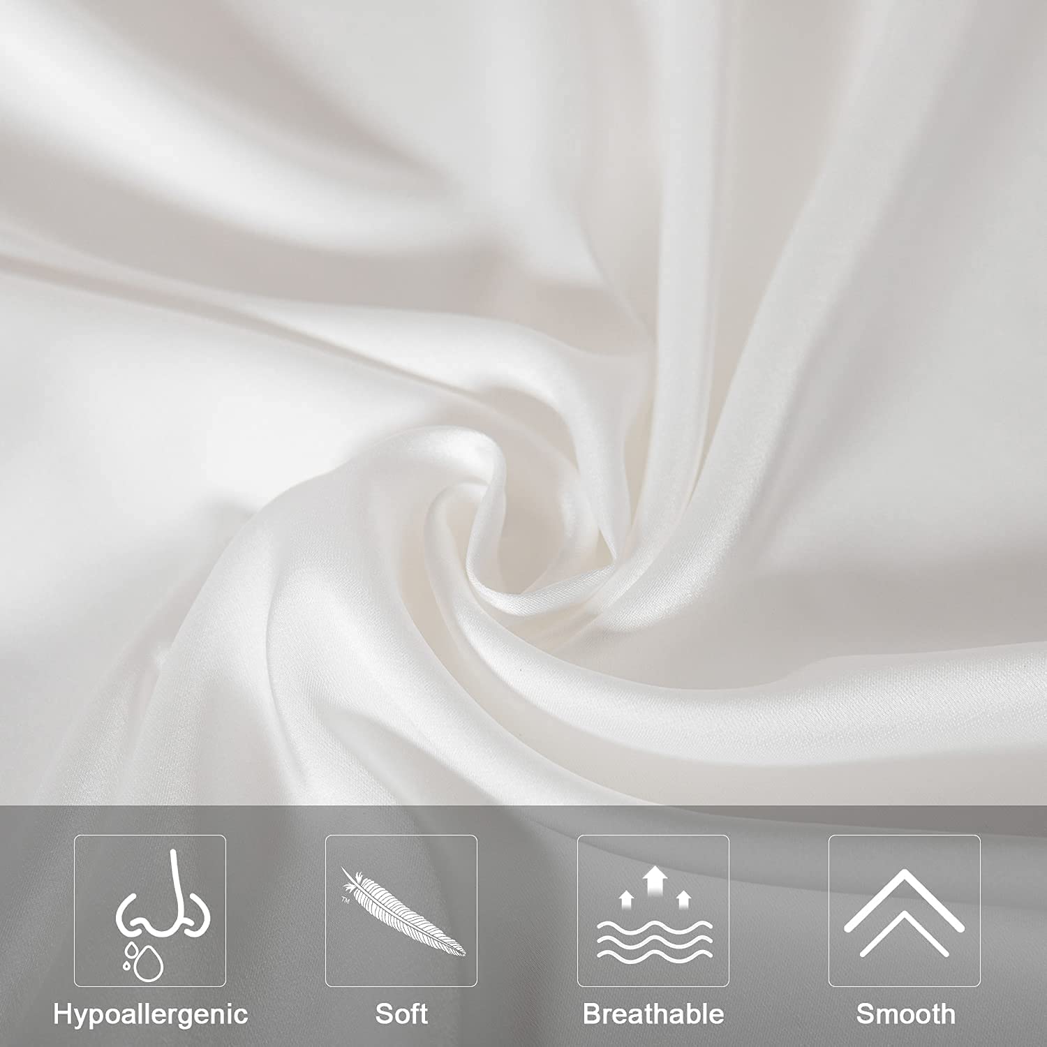 SIYUAN silk pillowcase close-up highlighting soft texture for luxurious sleep comfort