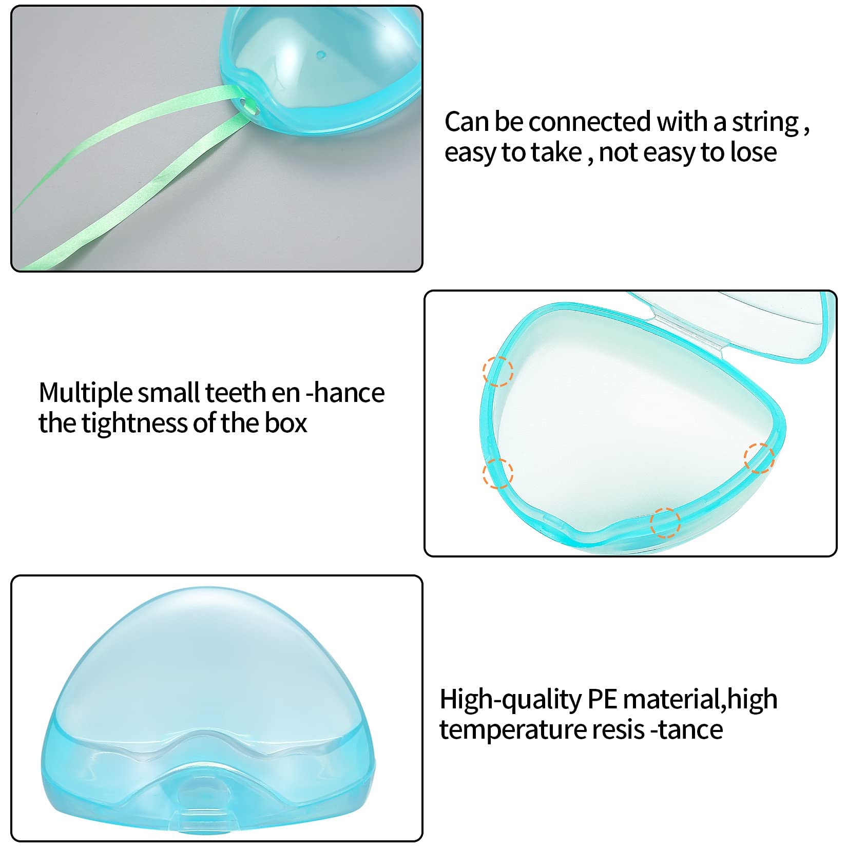 Siyurongg pacifier-case-dustproof-surface protects pacifiers from dust and debris.