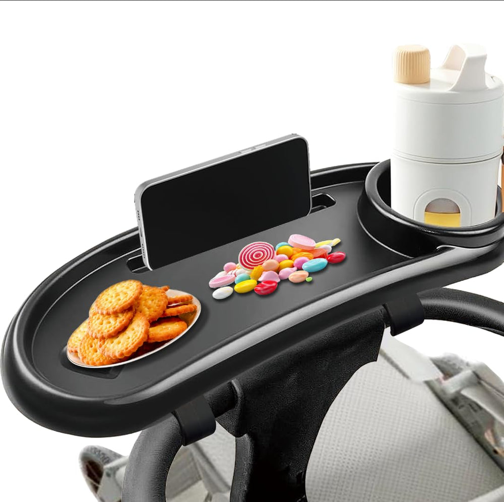 Sjxsimwoo snack tray water bottle holder keeps drinks within reach for convenient outings