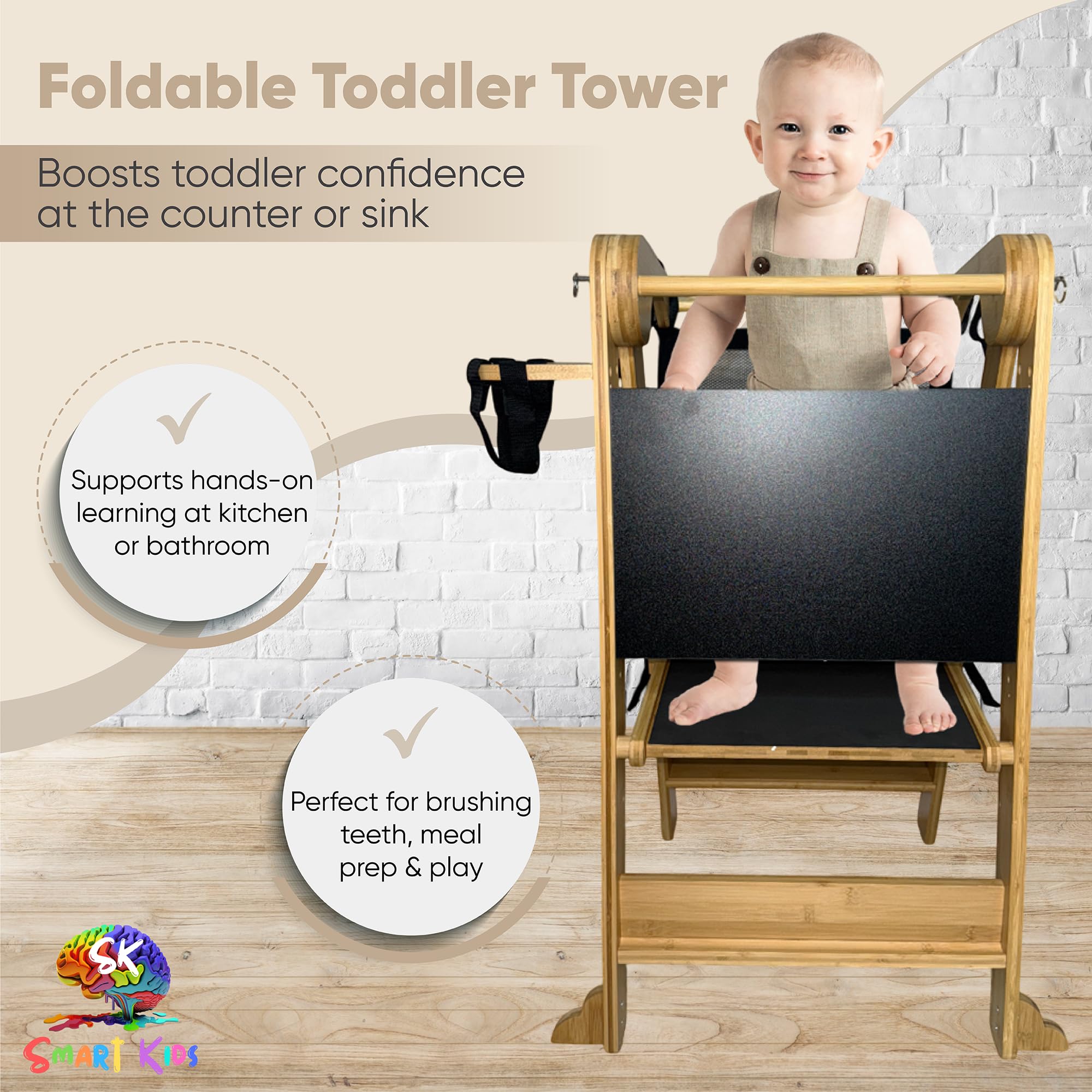 SK SMART KIDS kid using tower during mealtime