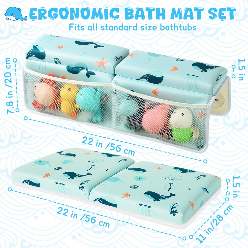 SKEFOLI bath set in tub demonstrating convenient hands-free care.
