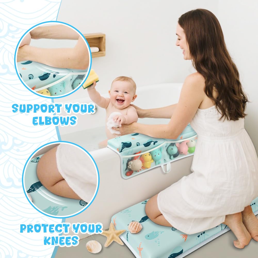 SKEFOLI elbow rest with suction cups anchors securely to tub wall.