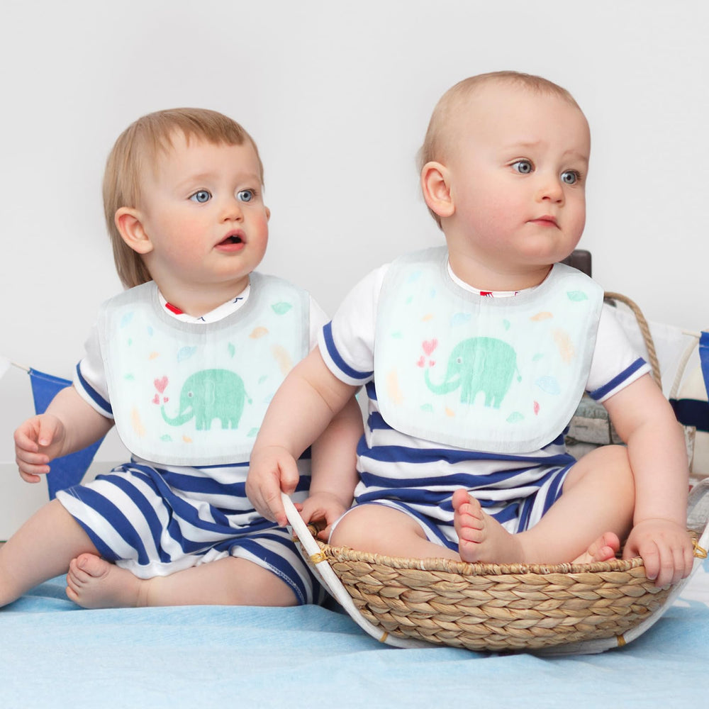 Skicuff gift pack bibs illustrate a practical daily use for new parents