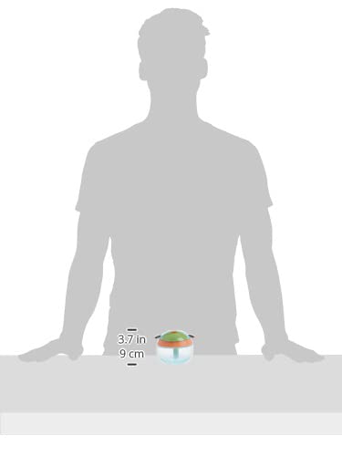 Skip Hop Baby Snack Container Dog Clear Body shows when refill is needed.