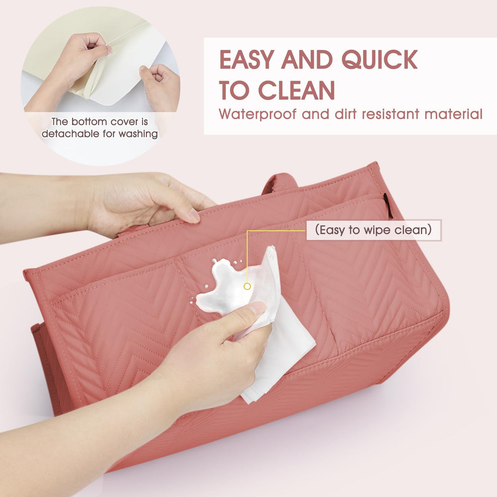 Skycase large diaper caddy furry cloud clip adds playful charm to storage.