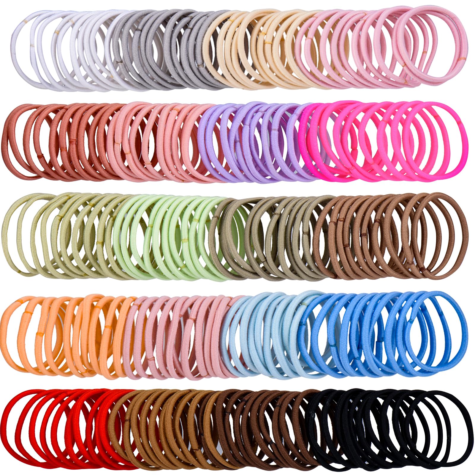 SKYii 20-color assortment offers versatile toddler hairstyles.