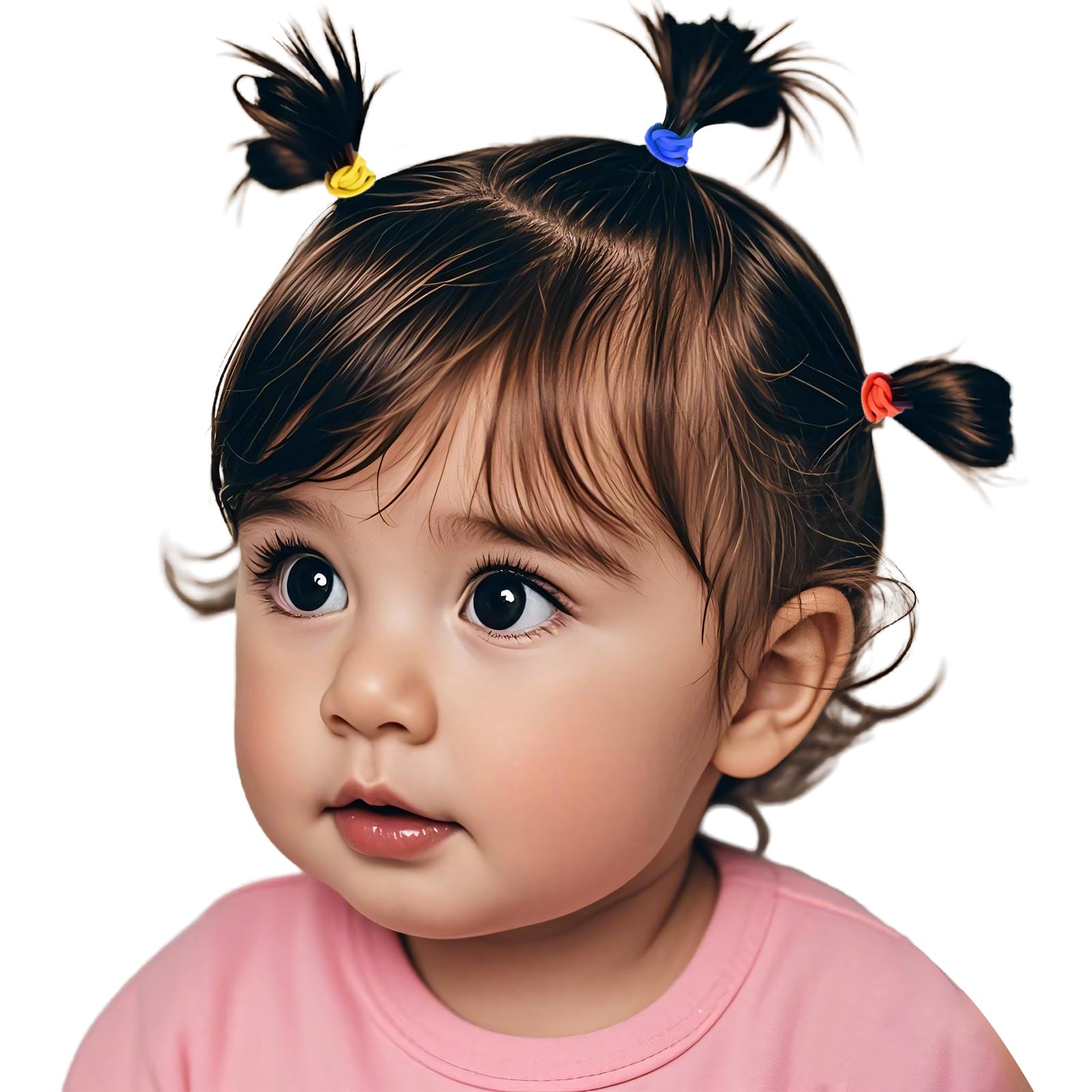 SKYii girls hair accessories ponytail holders colorful assorted colors complement outfits.