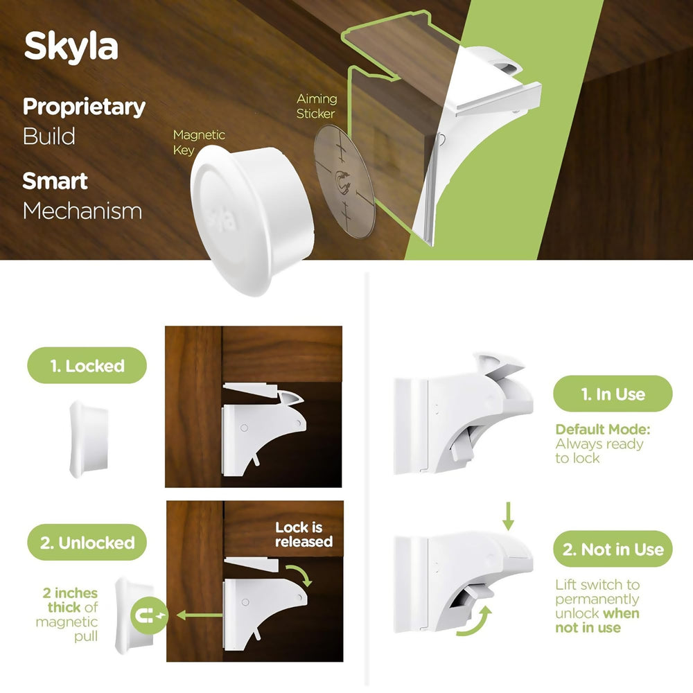 Skyla Homes child-safety-kitchen-demo shows adult access with keys