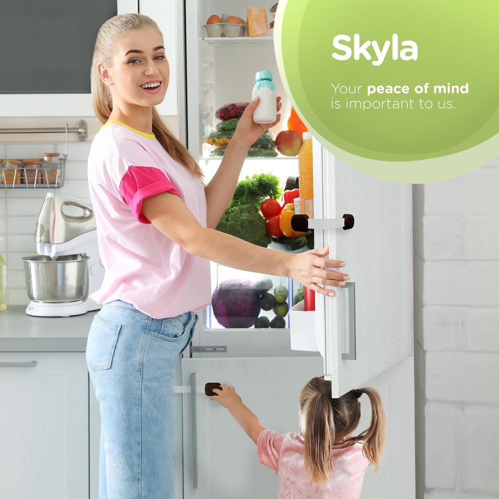 Skyla Homes drawer cabinet lock in use highlights versatile furniture safety.
