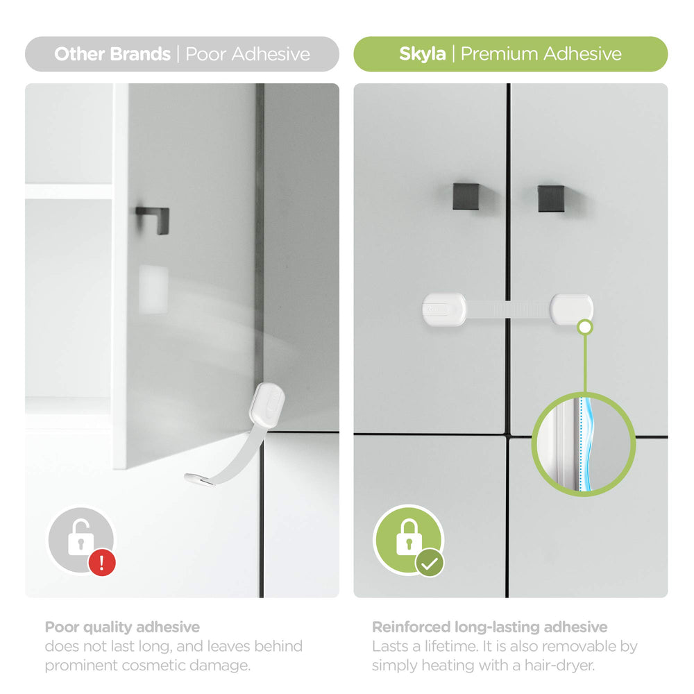 Skyla Homes toilet-seat safety latch applied to bathroom fixture
