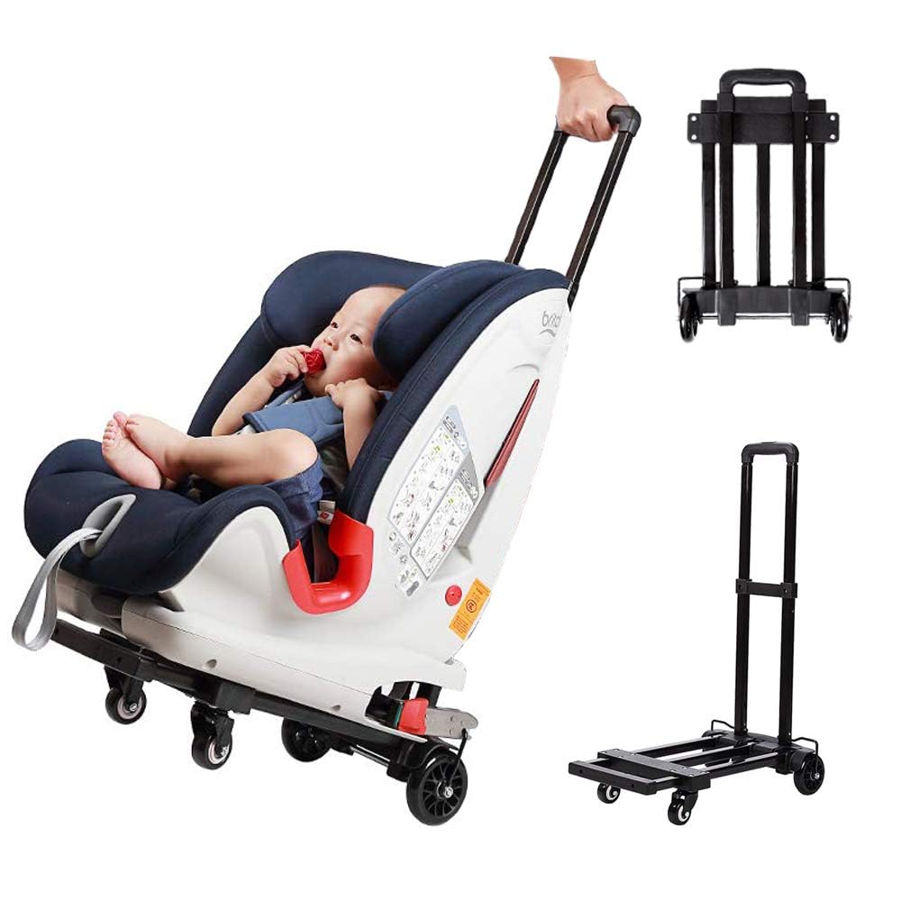 SkylarkJoy car-seat-trolley compact-fold enables easy under-seat storage during flights.