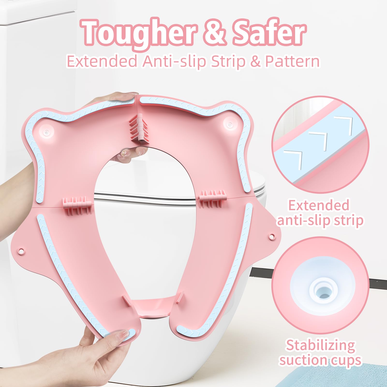 SKYROKU anti-slip suction cups secure the seat during training.