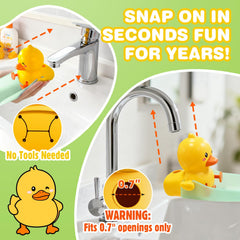 Skyroku Duck-Tastic easy-install image demonstrates tool-free setup in seconds.