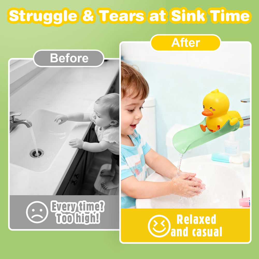 Skyroku Duck-Tastic dual-socket design supports front-facing and top-mounted faucets.