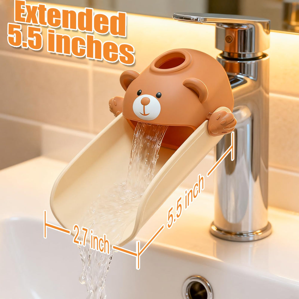 Skyroku faucet extender temperature sensor visual demonstrates heat-aware cue.