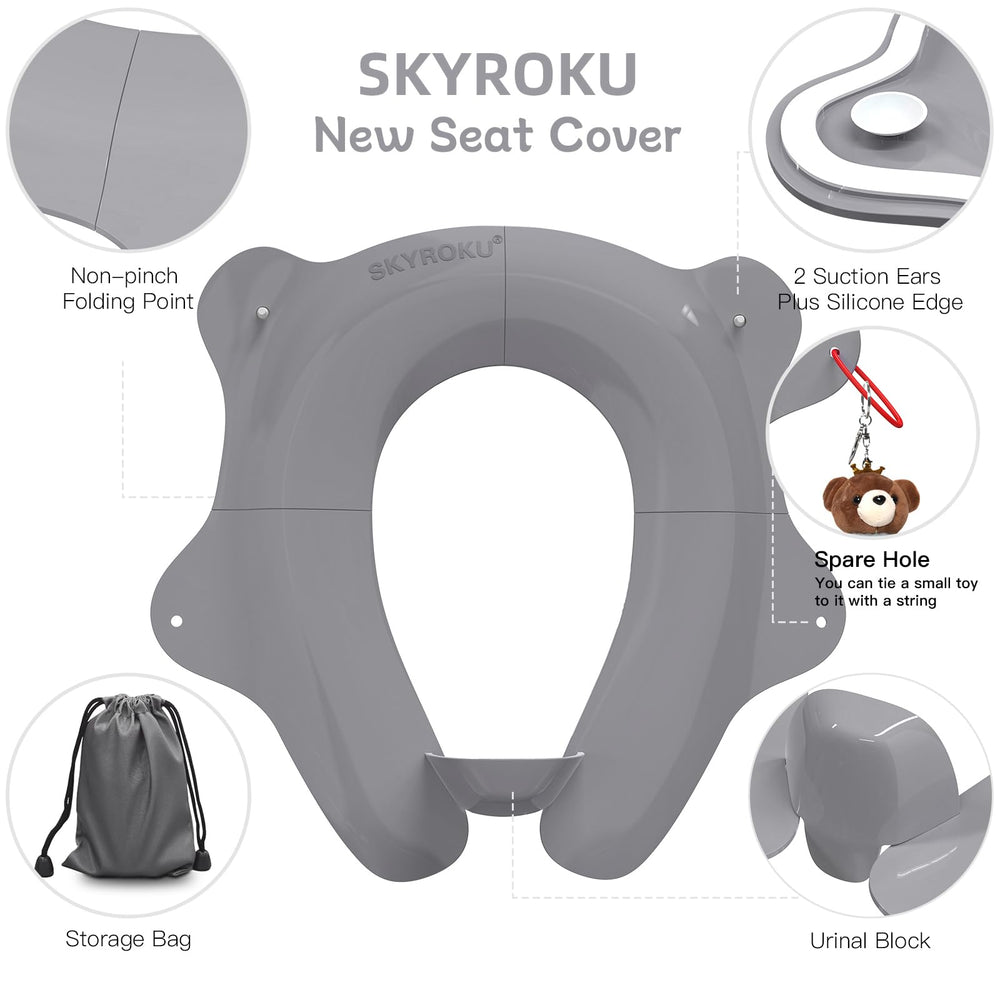 SKYROKU non-toxic durable materials reassure parents during potty training.