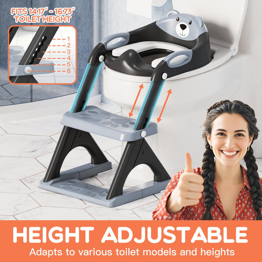 SKYROKU 2-in-1 step-stool assists kids to reach sinks and shelves