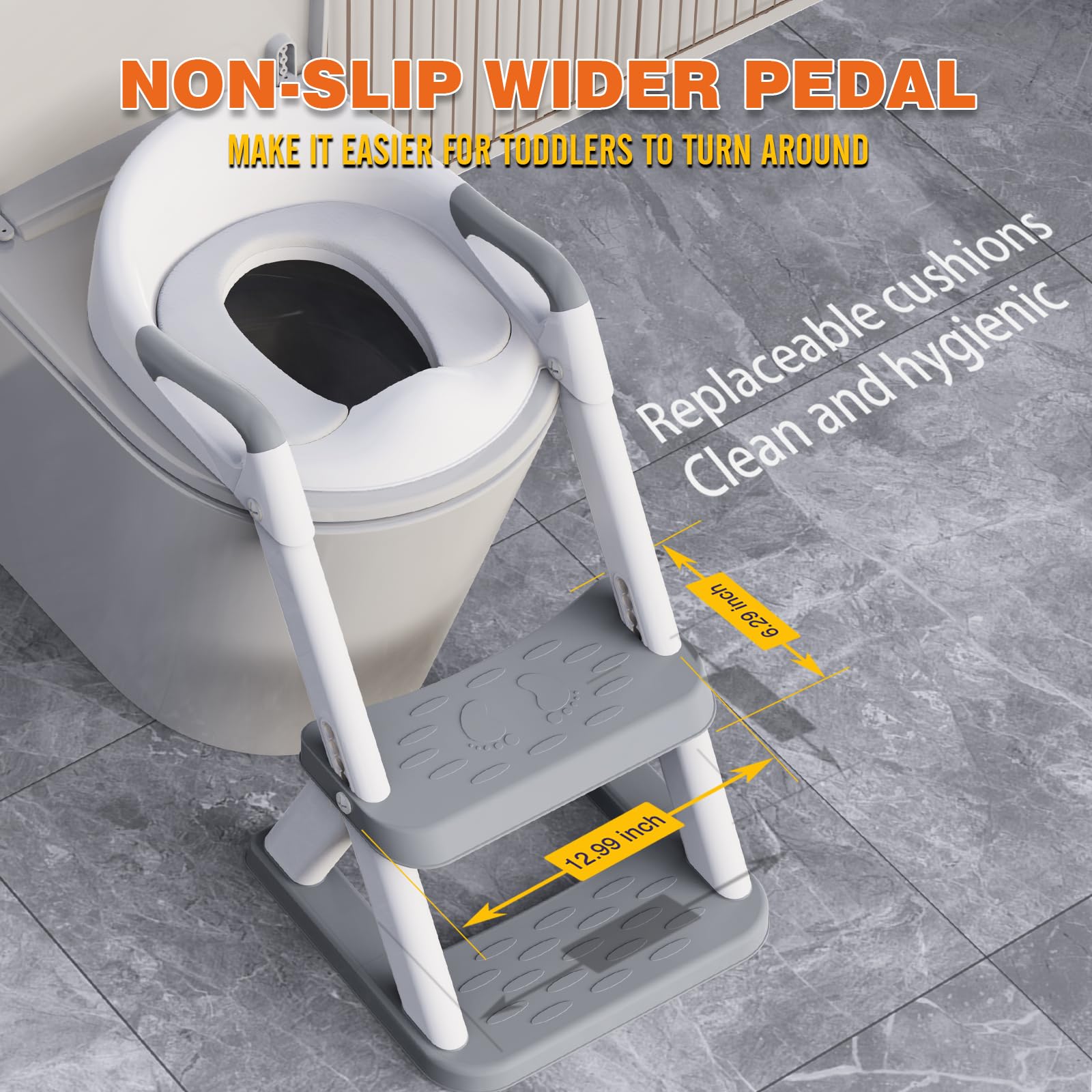 SKYROKU 8868 2in1-stool-function for reaching sinks during routines