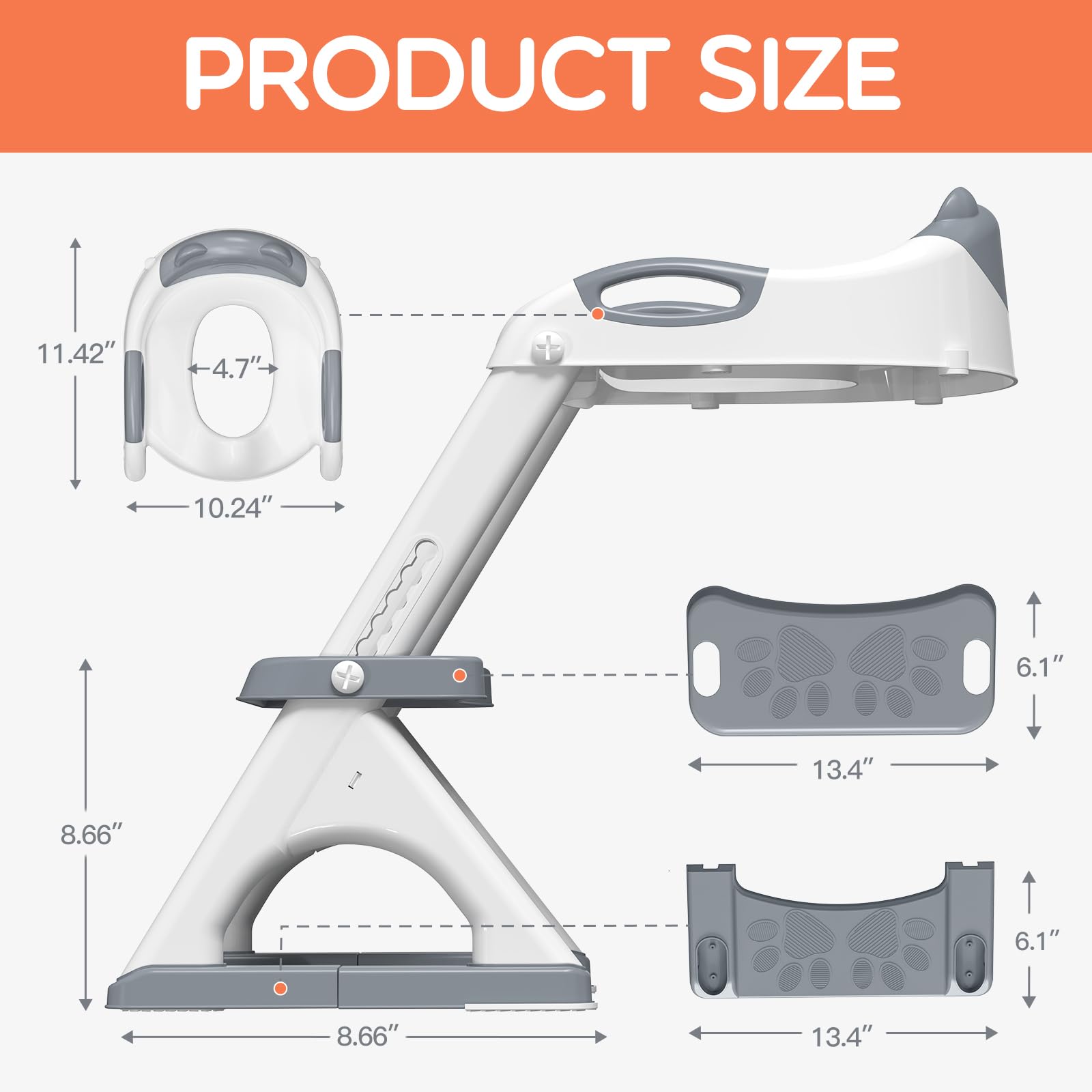 SKYROKU foldable compact design for easy storage and on-the-go use.