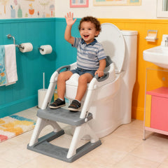SKYROKU potty seat splash-guard image shows mess protection during toilet training.