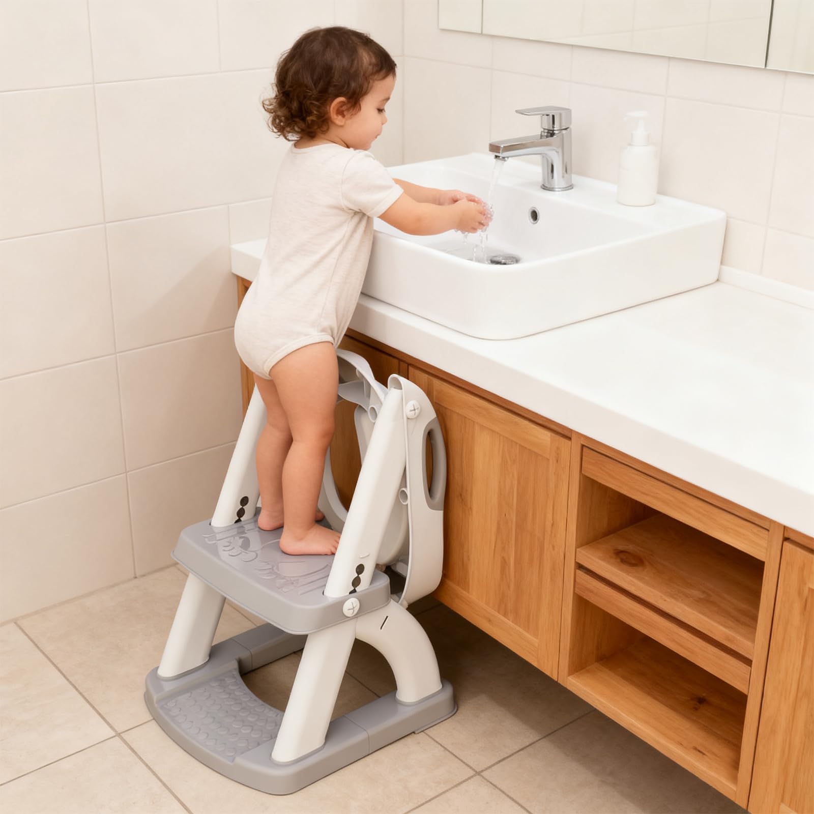 SKYROKU potty-training-splash-guard helps keep clothing dry during use