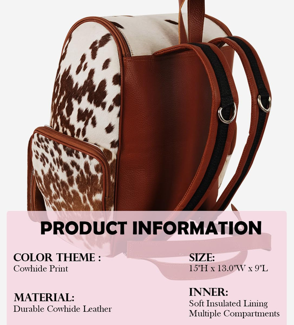 Skyseller maternity leather travel backpack ready for weekend trips