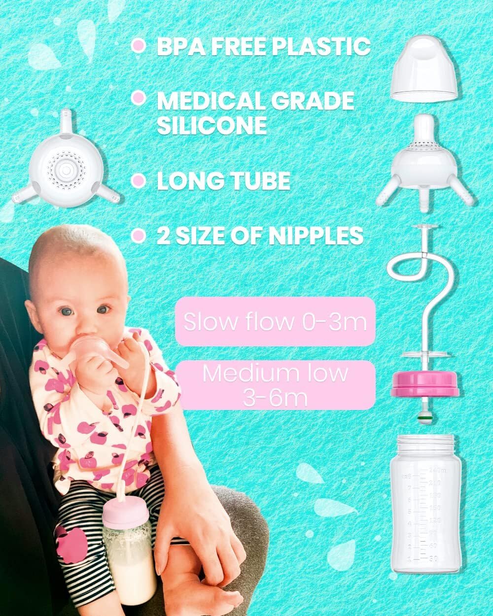 Skywin TidyFriend portable 8oz bottle for busy parents.
