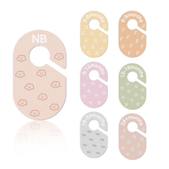 slapaflife baby closet dividers double-sided design for quick size sorting in the nursery.