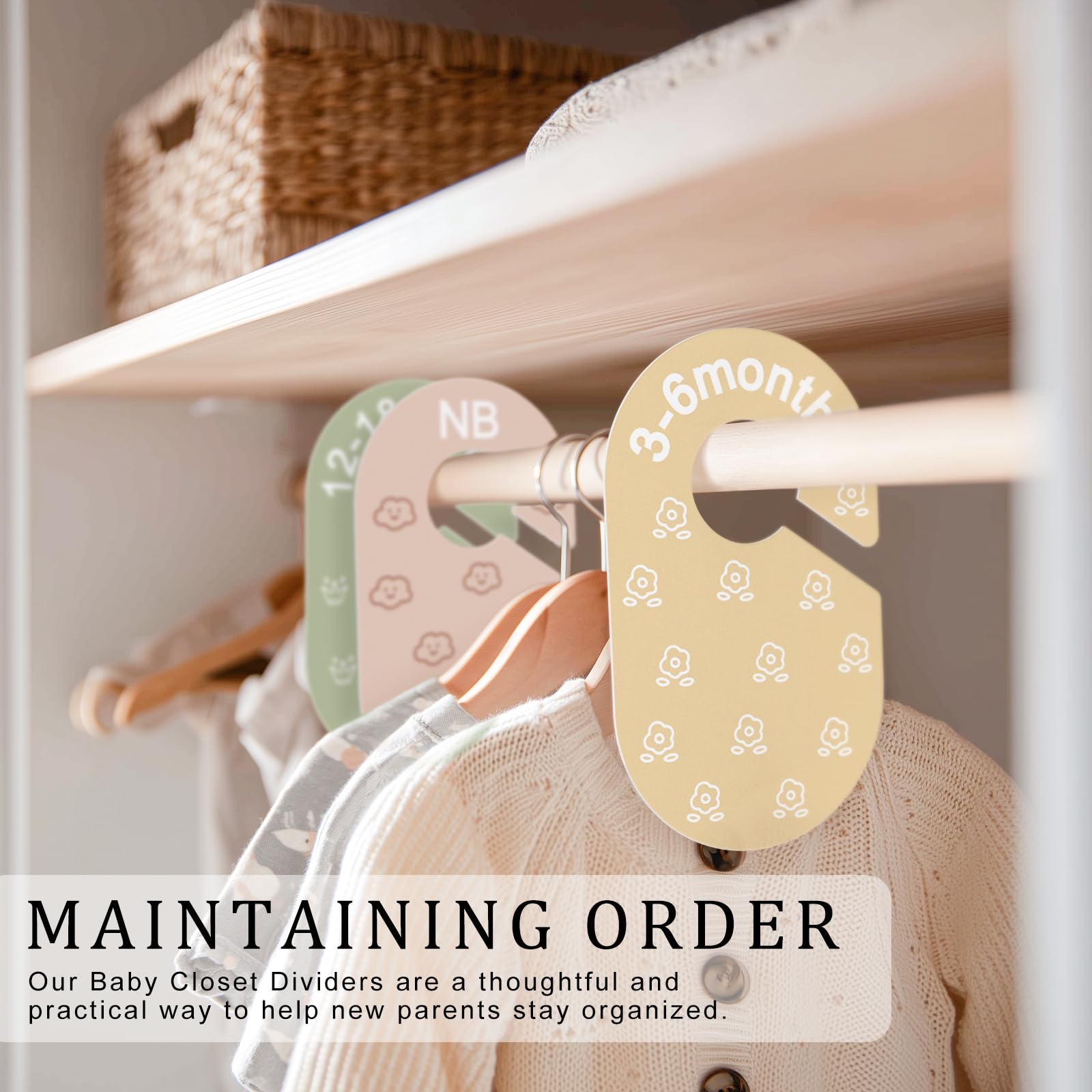 slapaflife baby closet dividers easy installation slips onto rods without tools.