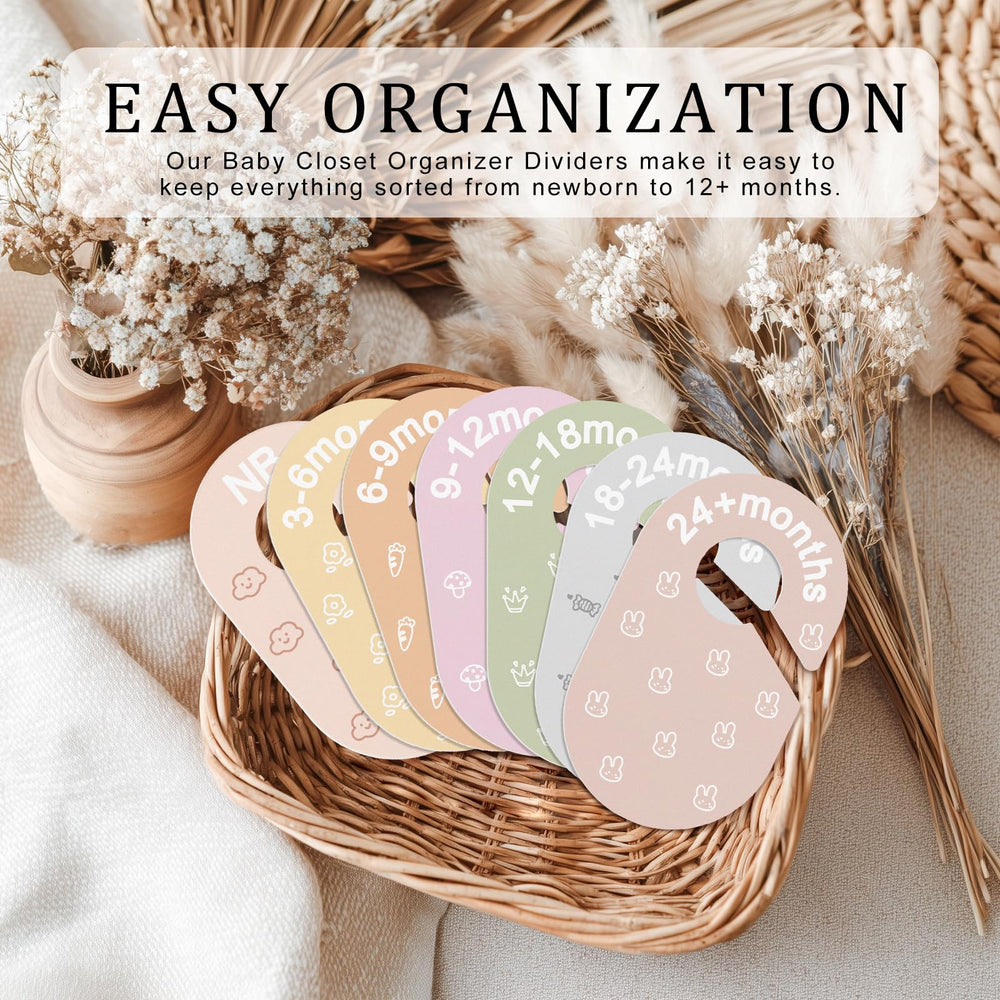 slapaflife baby closet dividers fit most nursery furniture for versatile closet organization.
