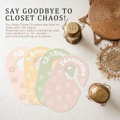 slapaflife baby closet dividers minimal patterns elevate nursery decor while staying practical.