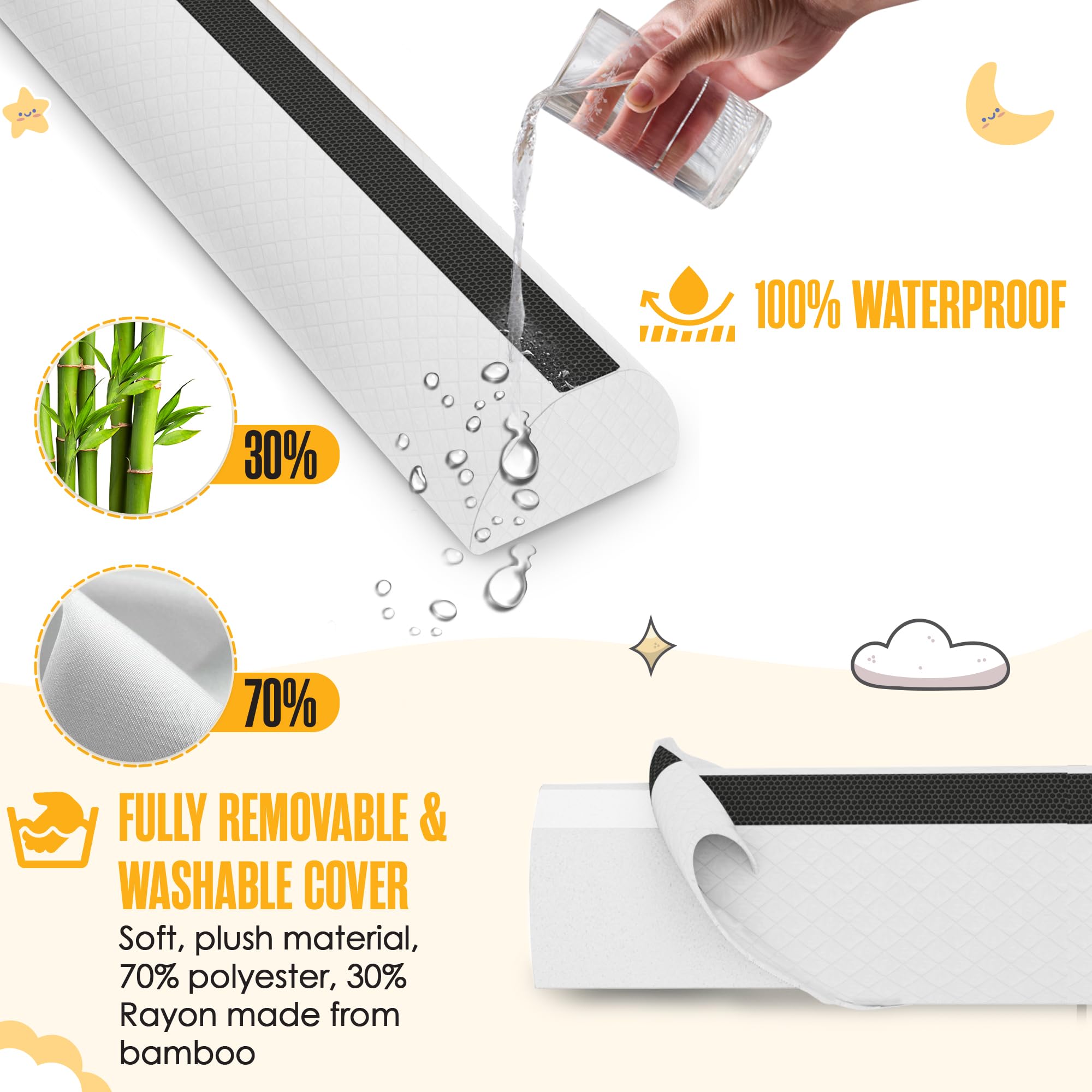 Sleepah bed rail compatibility with twin to king beds for versatile use
