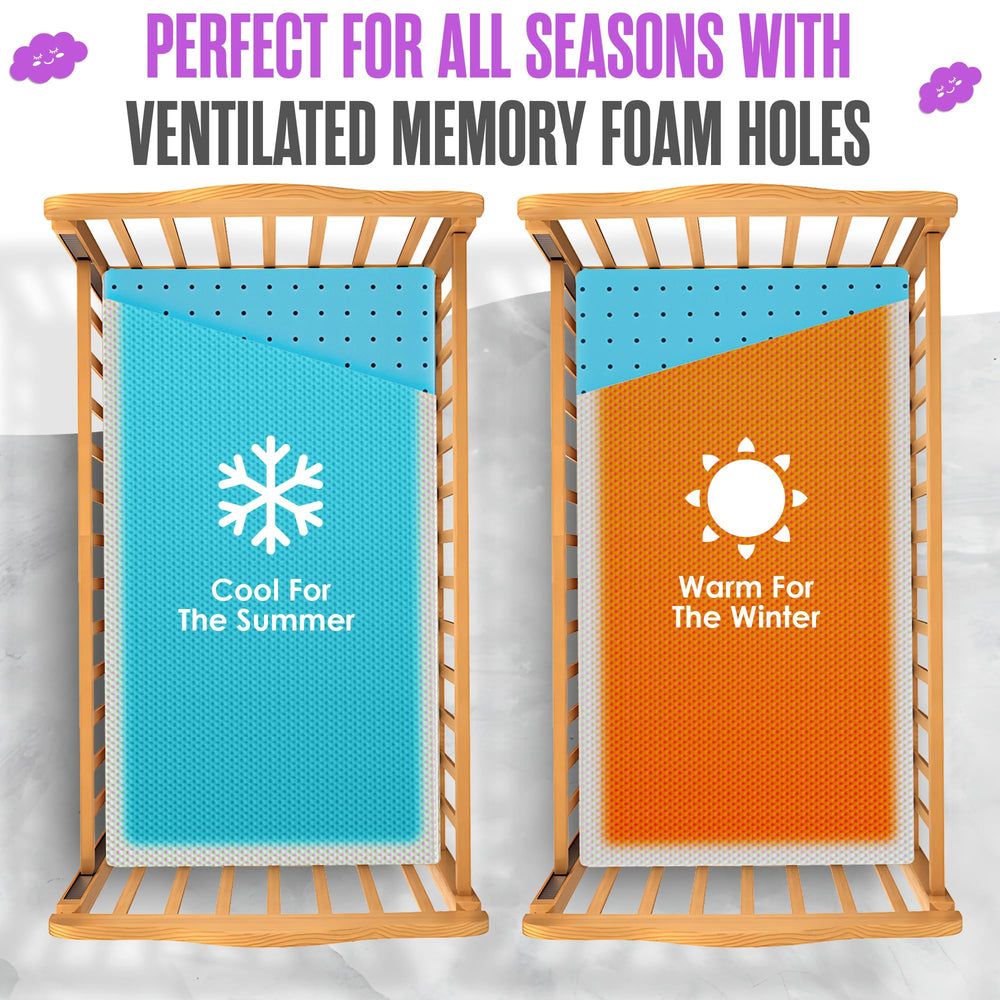 Sleepah cooling gel memory foam layer for breathable comfort