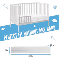 Sleepah dual-sided mattress firm side close-up for infant sleep support.