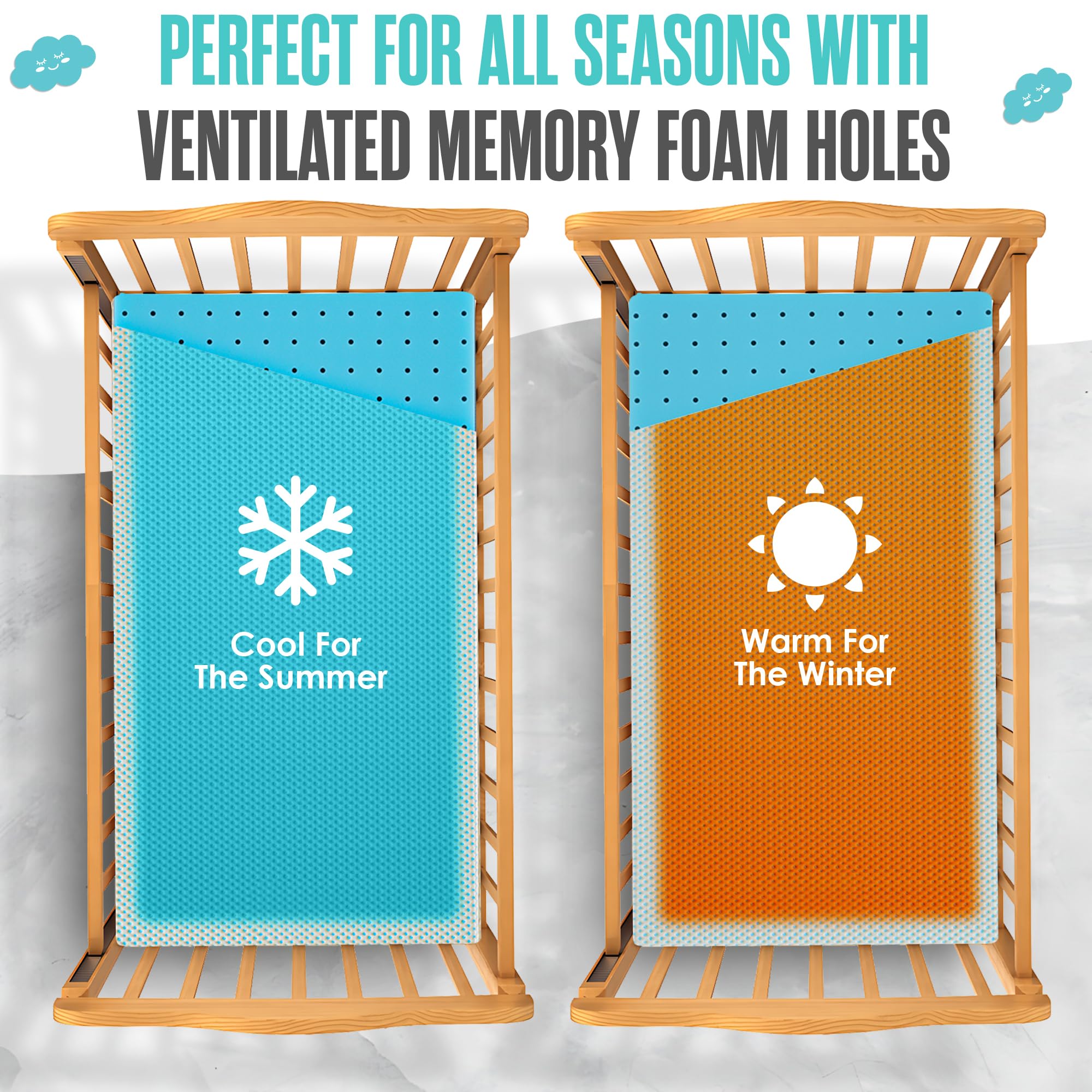 Sleepah dual-sided plush side close-up for growing toddlers.