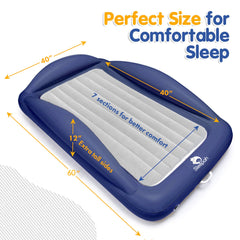 Sleepah portable kids air mattress with carry case for easy travel storage