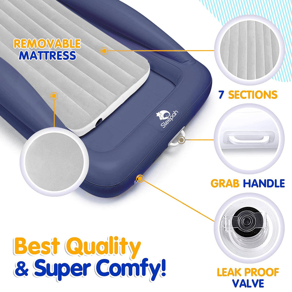 Sleepah toddler bed pillow provides gentle neck support for comfort