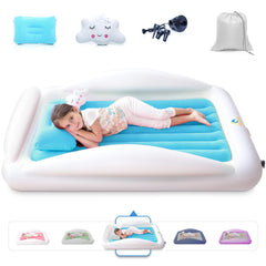 Sleepah travel bed packaged for travel convenience and safety on trips.