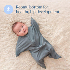 SleepingBaby two-pack image highlighting value and convenience for rotating swaddles.