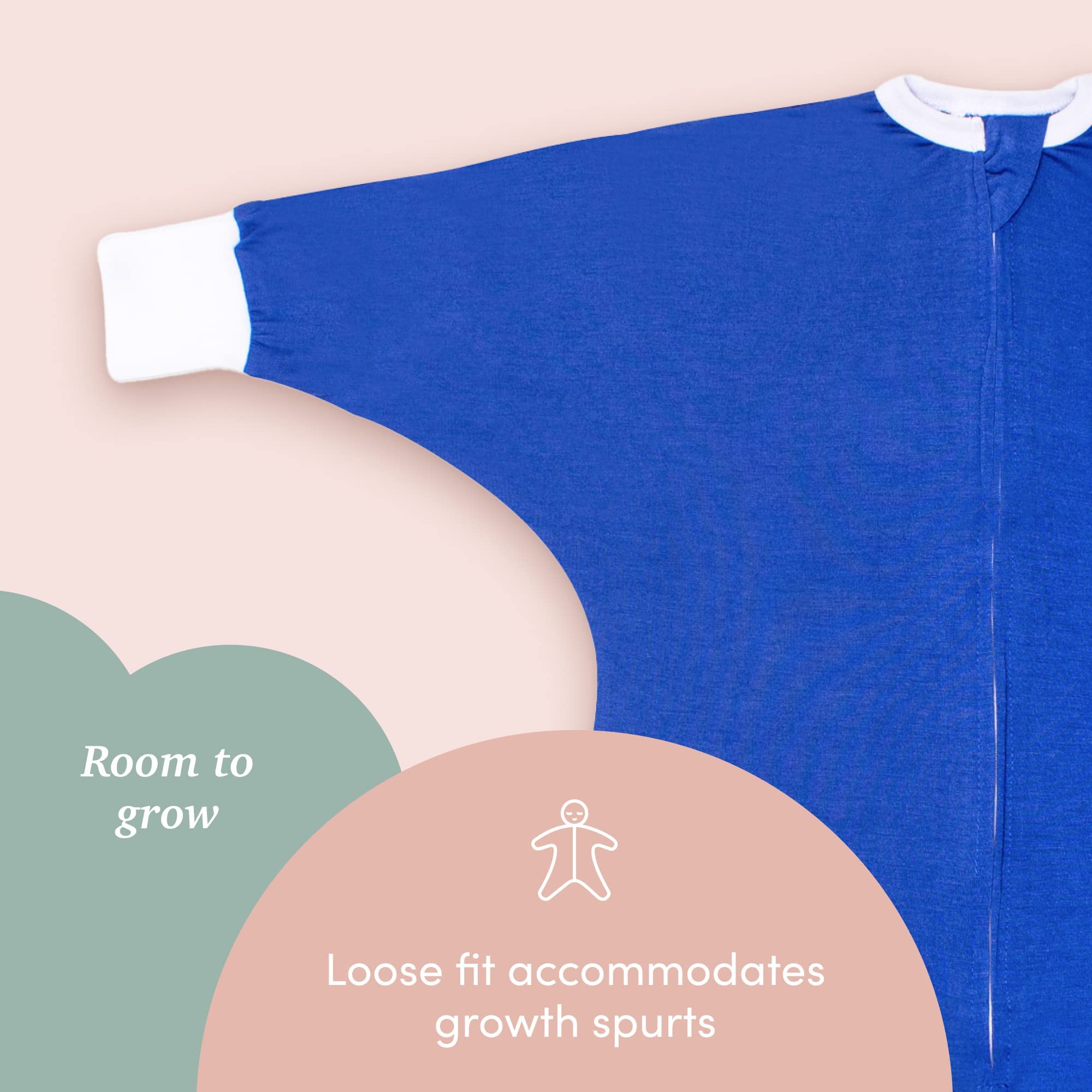SleepingBaby Flying Squirrel pajamas navy color for versatile everyday wear.